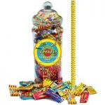 It’s A Foot Of Sweets! Jumbo Personalised Selection Jar Of Classic Chew Bars To Chomp on